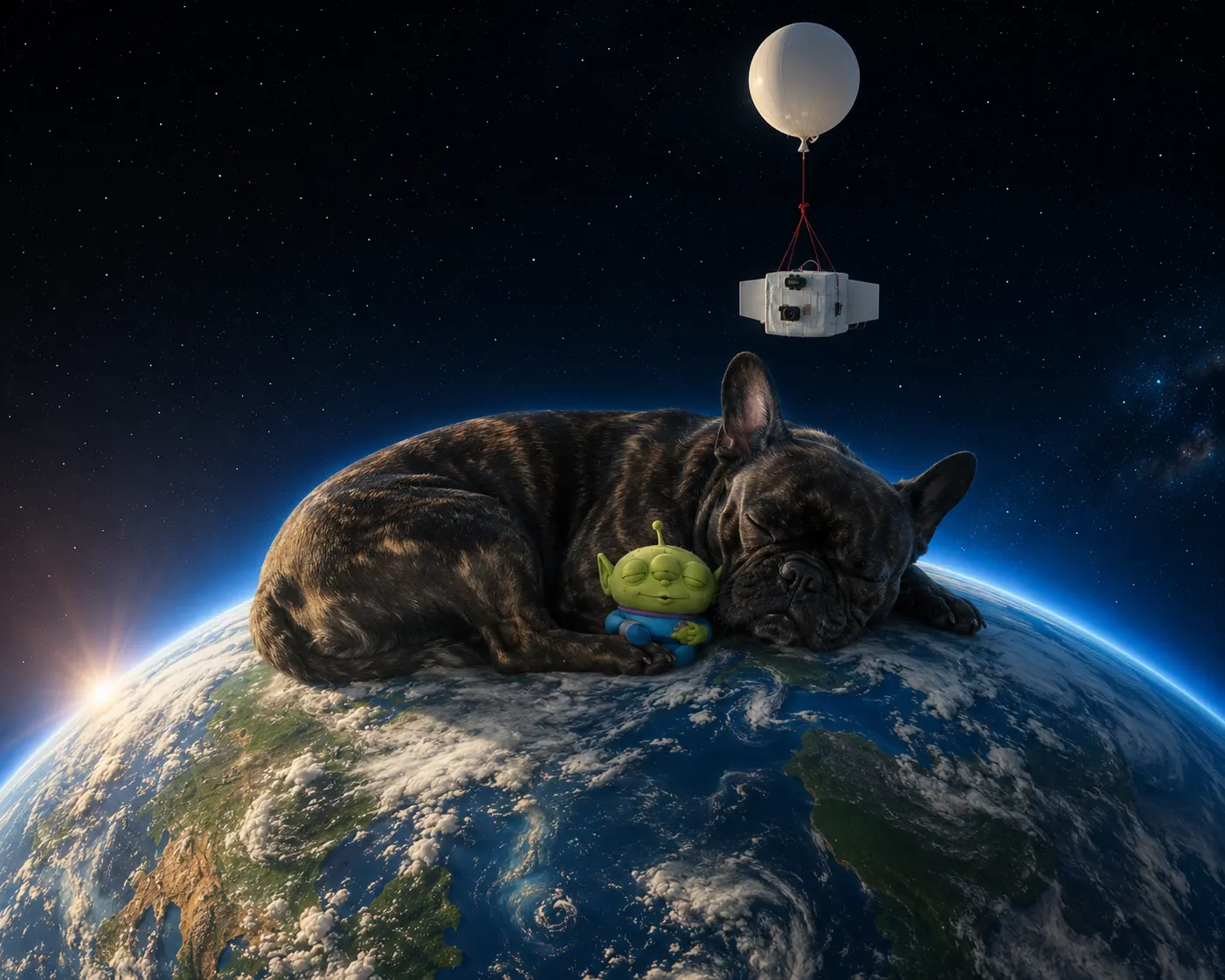 Resting on the whole world